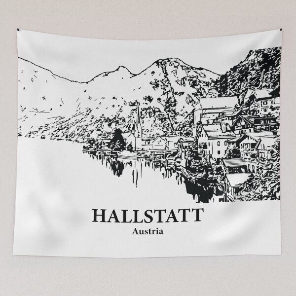 Item preview, Hallstatt - Austria designed and sold by Lakeric Cityscapes.