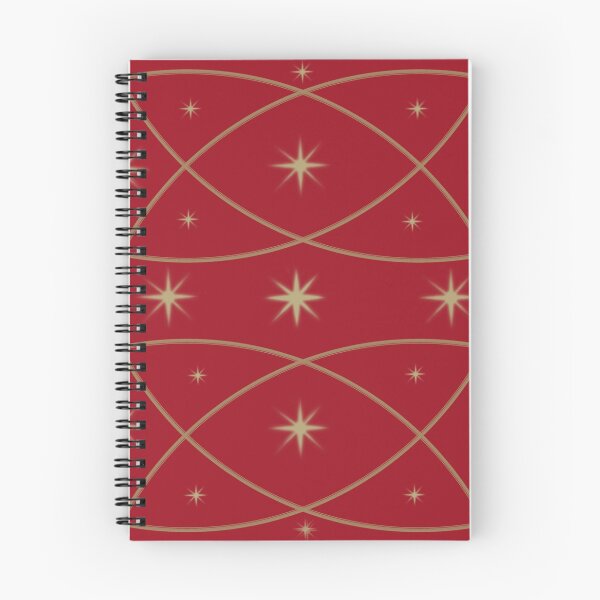 Item preview, Loops & Stars (rojo y dorado) designed and sold by La-Chula-Chola.
