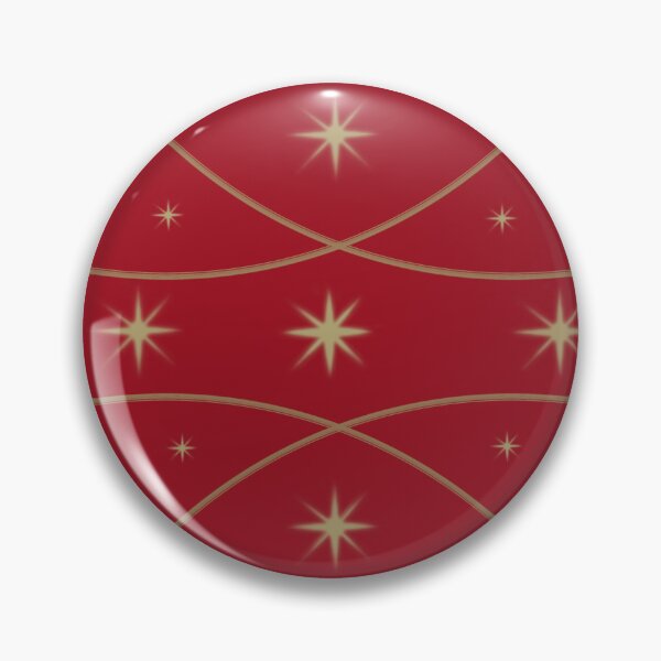 Item preview, Loops & Stars (Red & Gold) designed and sold by La-Chula-Chola.