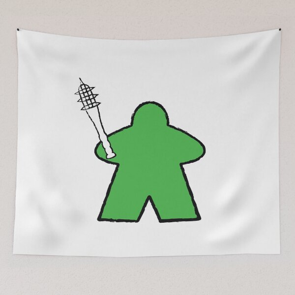 Item preview, Green Savage Meeple! designed and sold by BaronsGames.