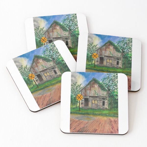 Item preview, Abandoned house oil pastels color  designed and sold by Puifai2489.