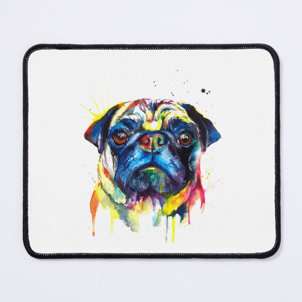 Item preview, Pug Dog Colorful Art designed and sold by doodIllustrate.