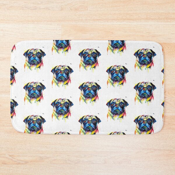 Item preview, Pug Dog Colorful Art designed and sold by doodIllustrate.