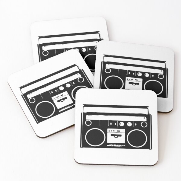 Item preview, Boom Box Silhouette designed and sold by Over & Out Designs .