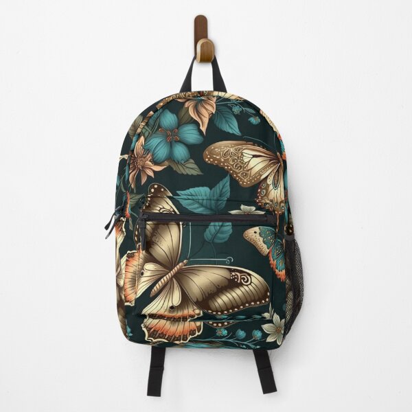 Item preview, Beautiful boho butterflies with flowers print designed and sold by dcrc.