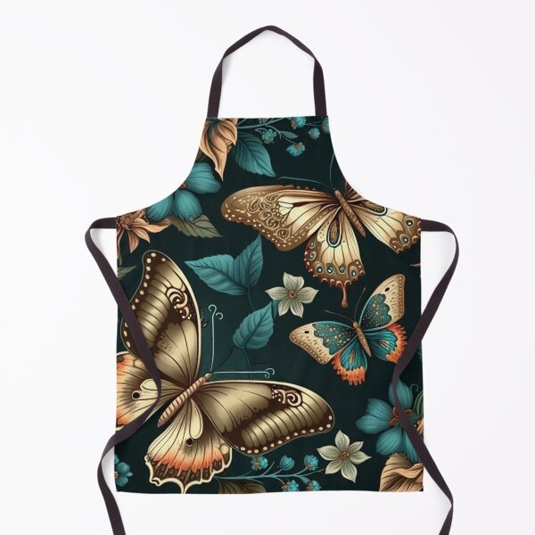 Item preview, Beautiful boho butterflies with flowers print designed and sold by dcrc.