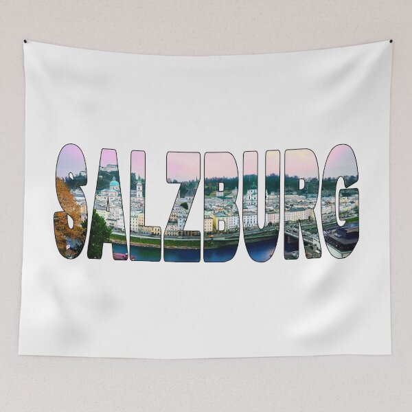 Item preview, SALZBURG - Austria Old Town Beautiful Sunset Glow designed and sold by Adam Gormley.