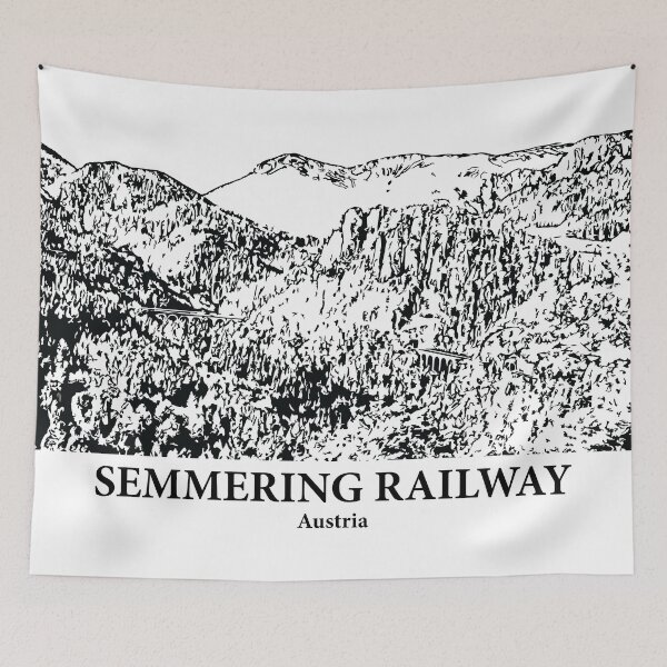 Item preview, Semmering Railway  - Austria designed and sold by Lakeric Cityscapes.