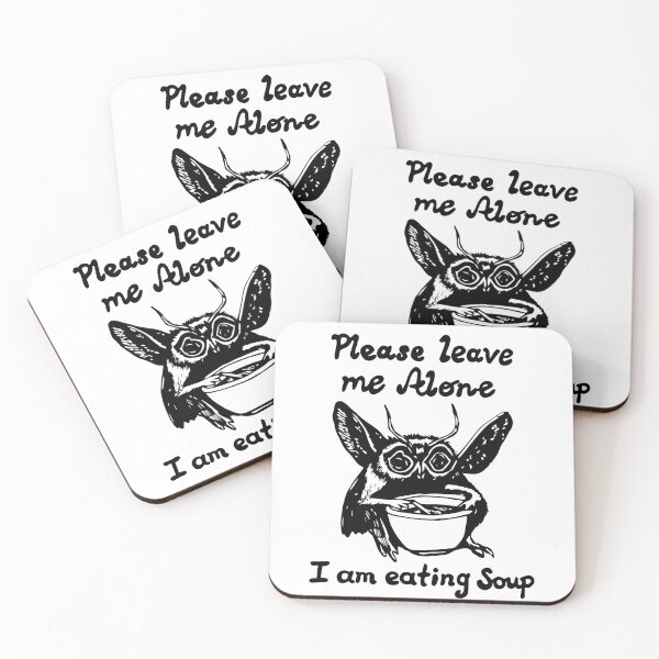 Item preview, Funny Introvert Mothman Cryptid Chef Eating Soup Foodie Lover Cryptozoological Meme designed and sold by FociCreate.