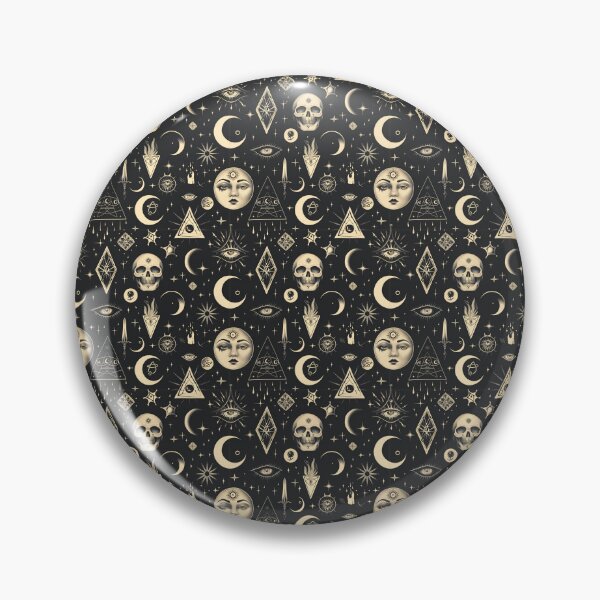 Item preview, Mystical Celestial Skulls and Symbols designed and sold by Skolyak.