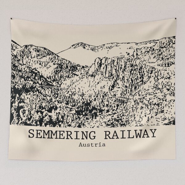 Item preview, Semmering Railway  - Austria designed and sold by Lakeric Cityscapes.