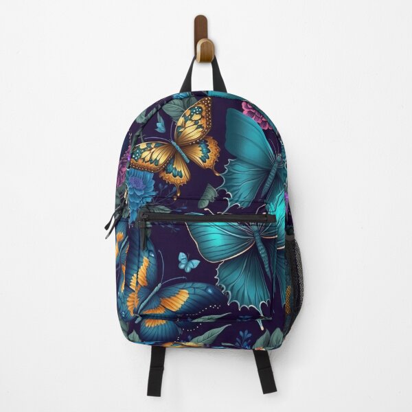 Item preview, Beautiful boho butterflies with flowers print designed and sold by dcrc.