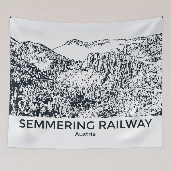 Item preview, Semmering Railway  - Austria designed and sold by Lakeric Cityscapes.