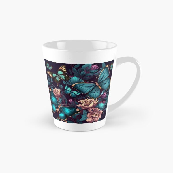 Item preview, beautiful boho butterflies with flowers print designed and sold by dcrc.