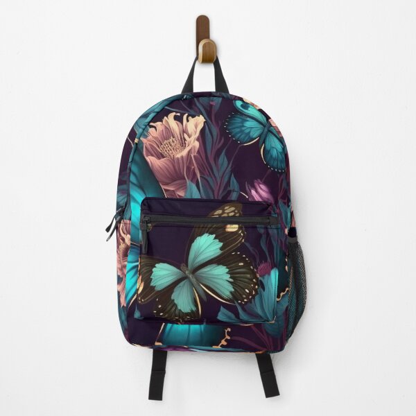 Item preview, beautiful boho butterflies with flowers print designed and sold by dcrc.