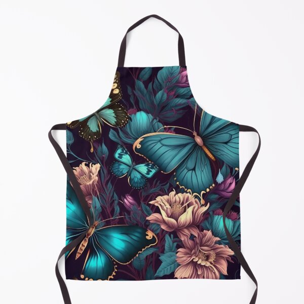 Item preview, beautiful boho butterflies with flowers print designed and sold by dcrc.