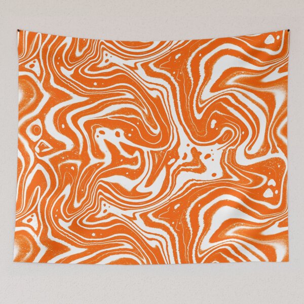 Item preview, Orange Oil Spill designed and sold by Natasha Mansfield.
