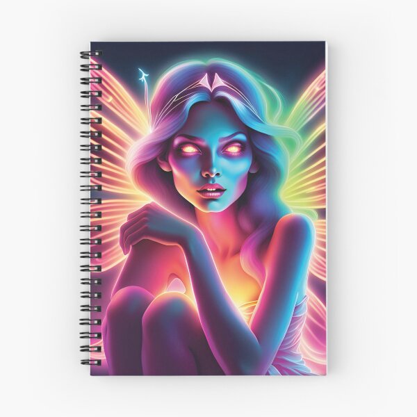 Item preview, Vibrant Neon Glowing Fairy designed and sold by NeonDreamsBlkTs.