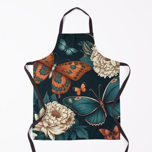 Item preview, beautiful boho butterflies with flowers print designed and sold by dcrc.