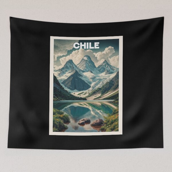 Item preview, Chile, Travel Art designed and sold by PinkandP.