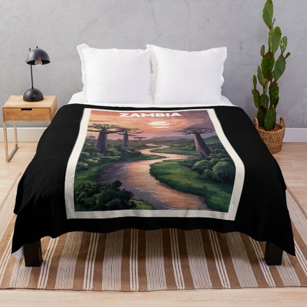Item preview, Zambia, Travel Art designed and sold by PinkandP.