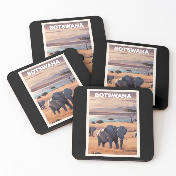 Item preview, Botswana, Travel Art designed and sold by PinkandP.