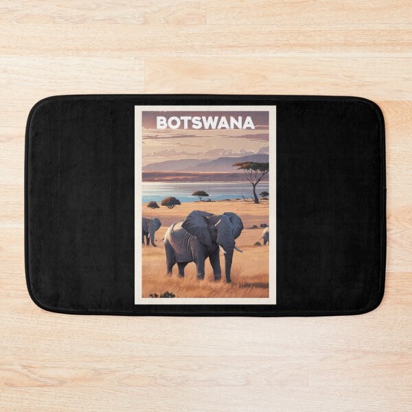 Item preview, Botswana, Travel Art designed and sold by PinkandP.