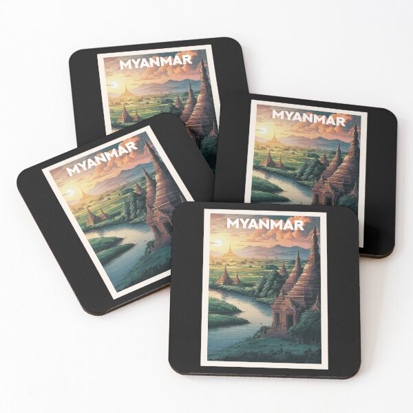 Item preview, Myanmar, Travel Art designed and sold by PinkandP.