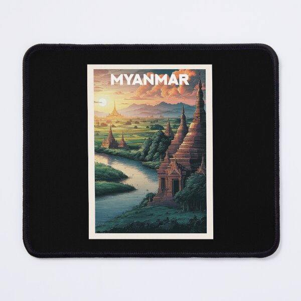 Item preview, Myanmar, Travel Art designed and sold by PinkandP.