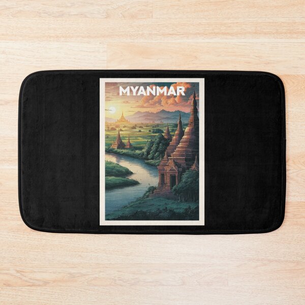 Item preview, Myanmar, Travel Art designed and sold by PinkandP.