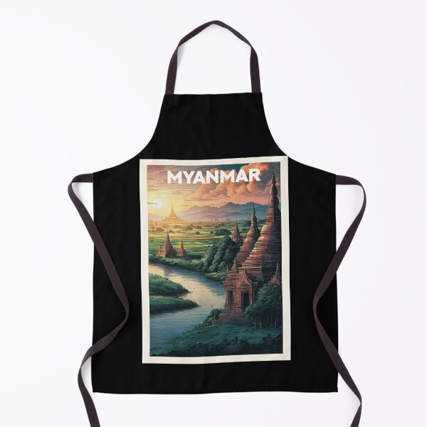 Item preview, Myanmar, Travel Art designed and sold by PinkandP.