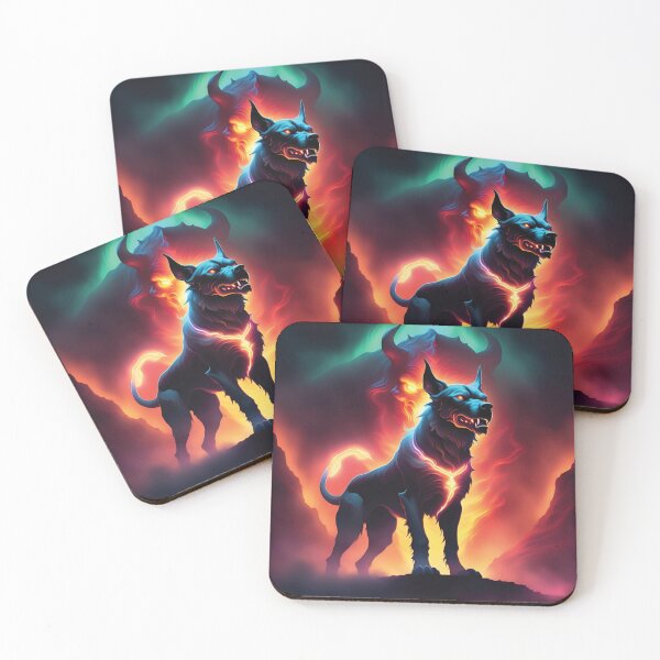 Item preview, Vibrant Neon Hell Hound designed and sold by NeonDreamsBlkTs.