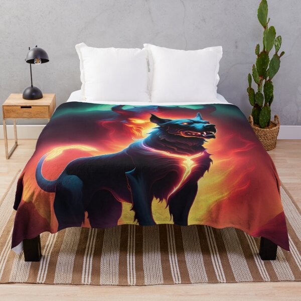 Item preview, Vibrant Neon Hell Hound designed and sold by NeonDreamsBlkTs.