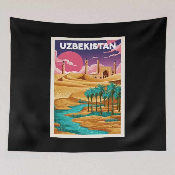Item preview, Uzbekistan, Travel Art designed and sold by PinkandP.