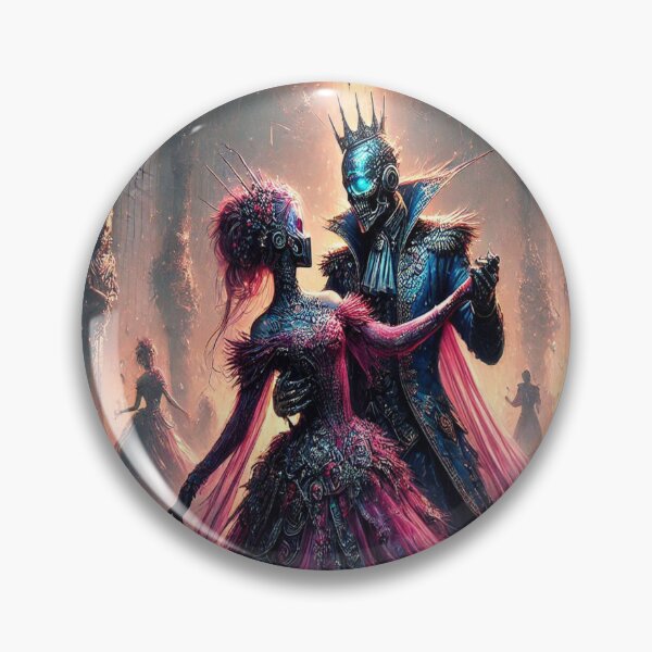 Item preview, AI generated dystopian royal ball designed and sold by AI-this-is-AI.