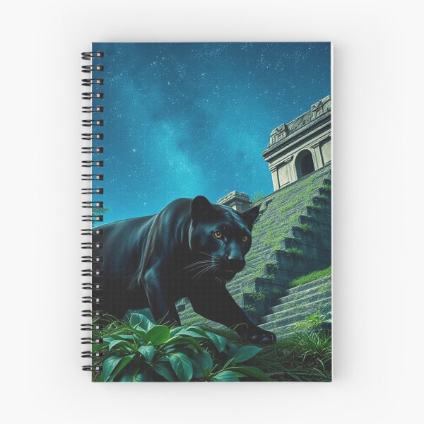 Item preview, Black Jaguar at Mayan Temple designed and sold by Skye Ryan-Evans.