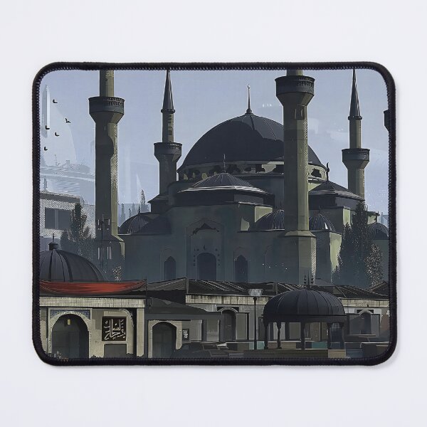 Item preview, Breathtaking Ottoman Mosque A Majestic Blend of Architectural Mastery. designed and sold by CheerForGoods.