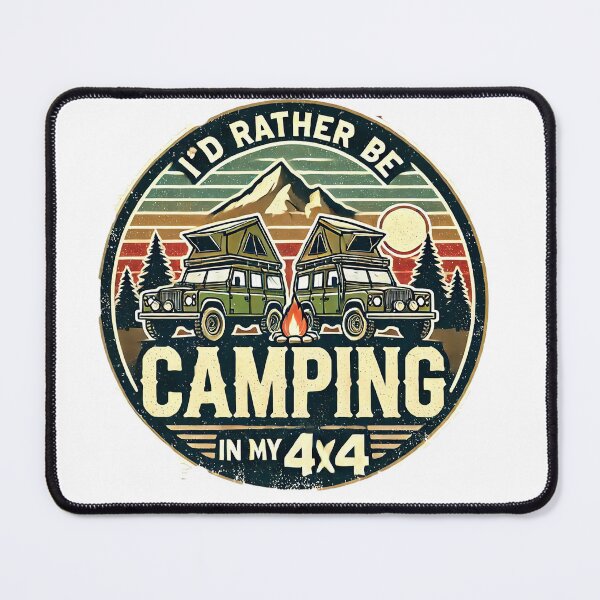 Item preview, I'd rather be camping designed and sold by MacksMerch.
