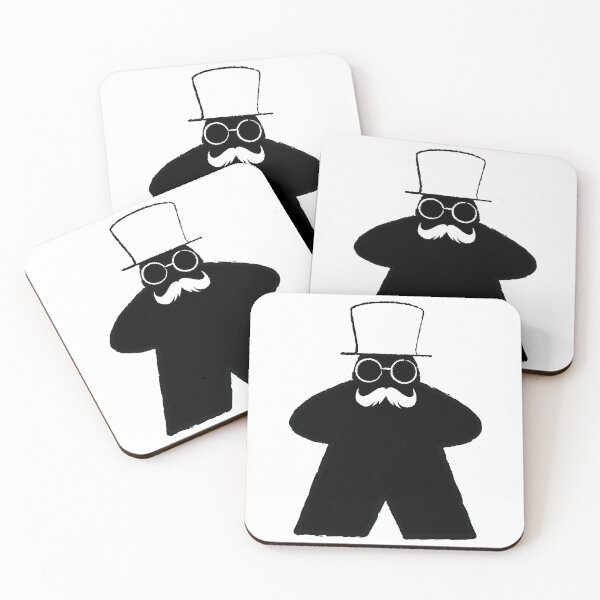 Item preview, Black The Baron Meeple! designed and sold by BaronsGames.