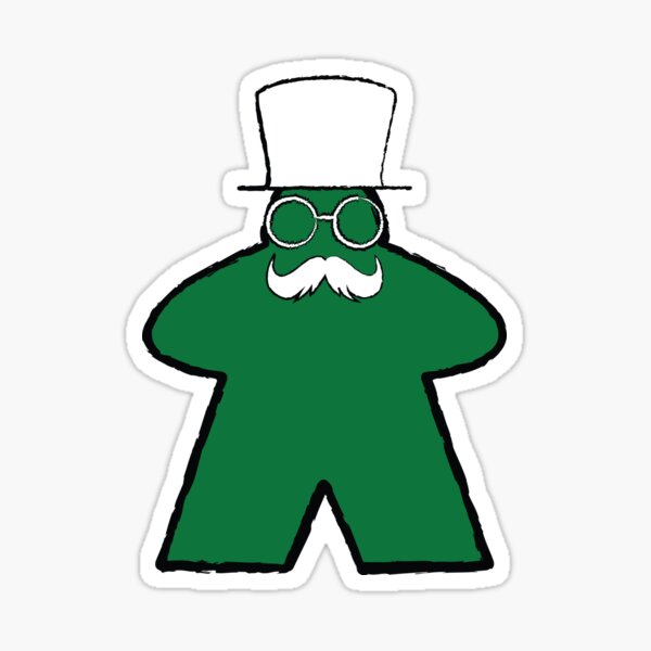 Item preview, Emerald The Baron Meeple! designed and sold by BaronsGames.