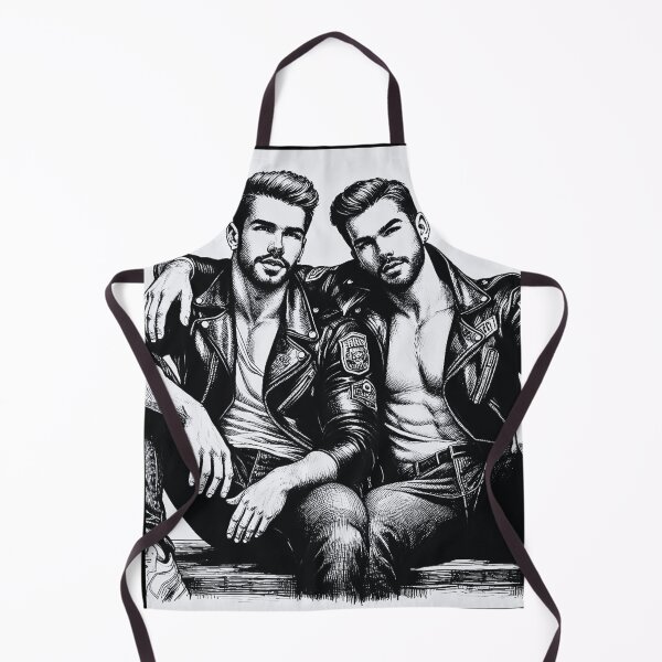 Item preview, 1940 Gay Leather Bikers Tom of Finland Tribute Pride Graphic Design designed and sold by ItsAKinkThing.