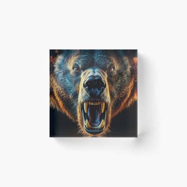 Item preview, Raging Grizzly Bear designed and sold by Skye Ryan-Evans.