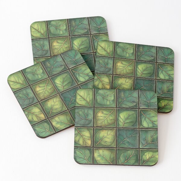 Item preview, Foliumara - Seamless 3D Pattern in Green Hues (19/20) designed and sold by sabantha.