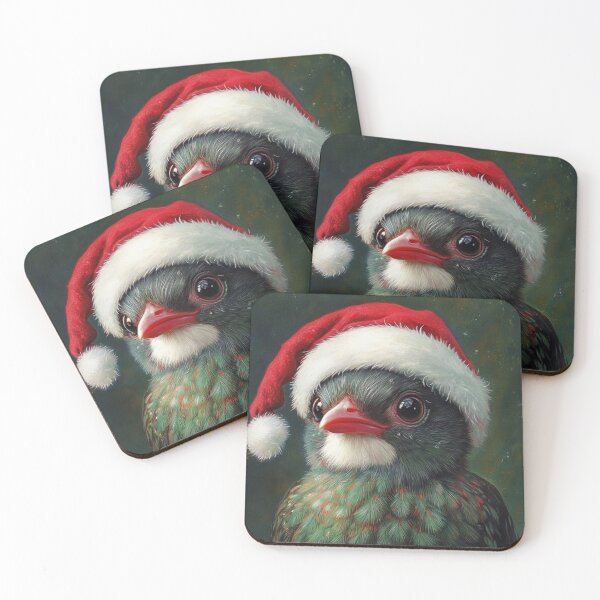 Item preview, Cute Christmas Bird - Native NZ Tui designed and sold by Ruru Digital .