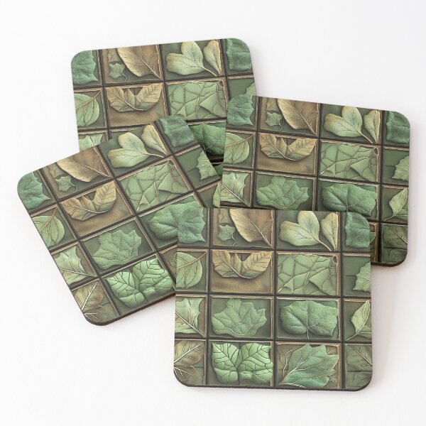 Item preview, Foliumara - Seamless 3D Pattern in Green Hues (20/20) designed and sold by sabantha.