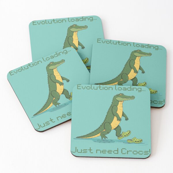 Item preview, Croc Evolution designed and sold by HipsterAnimals.