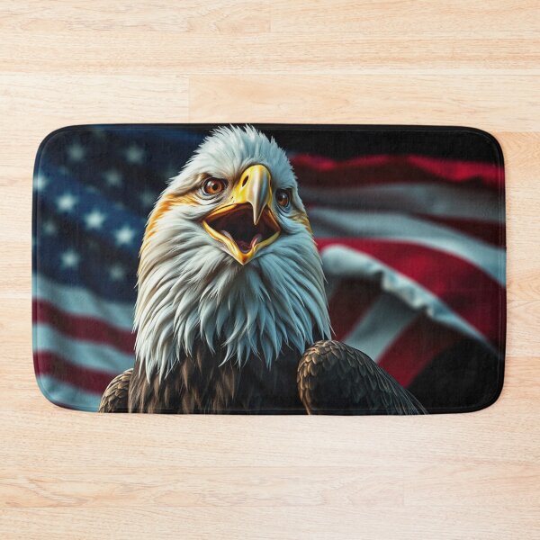 Item preview, Bald Eagle & US Flag designed and sold by Skye Ryan-Evans.
