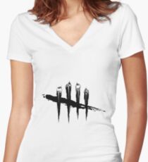 Dead by daylight Women's Fitted V-Neck T-Shirt