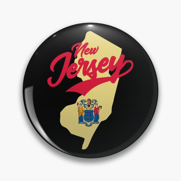 Item preview, New Jersey State Map And Flag designed and sold by aussieexplore.
