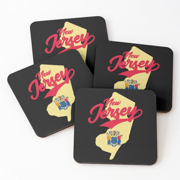 Item preview, New Jersey State Map And Flag designed and sold by aussieexplore.